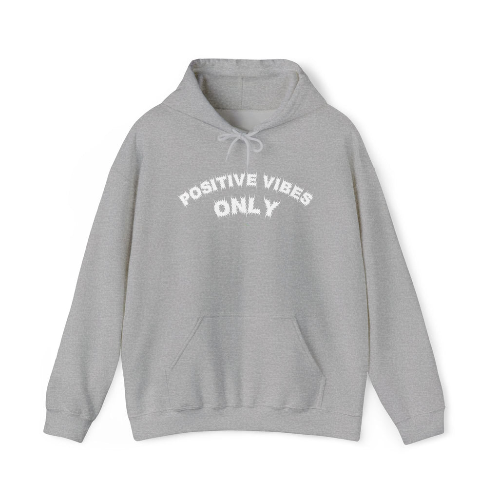 Bildsa Positive Vibes White Text Hoodie