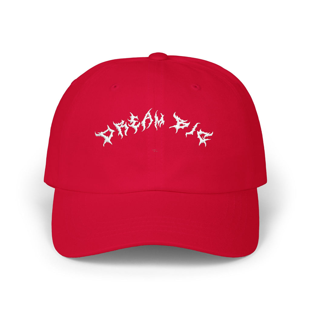 Lundr Dream Big White Text Dad Hat