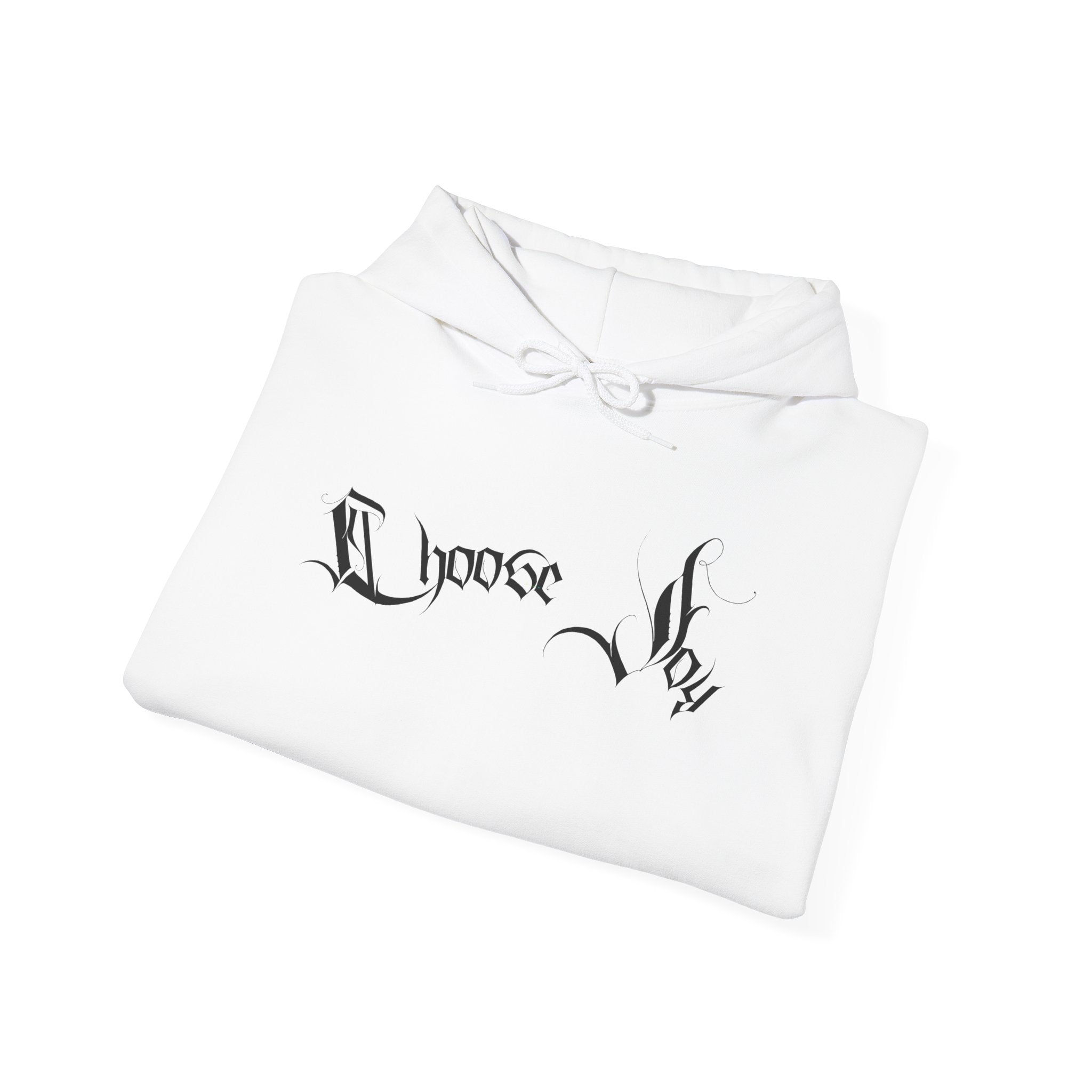 Ellioaey Choose Joy Black Text Hoodie