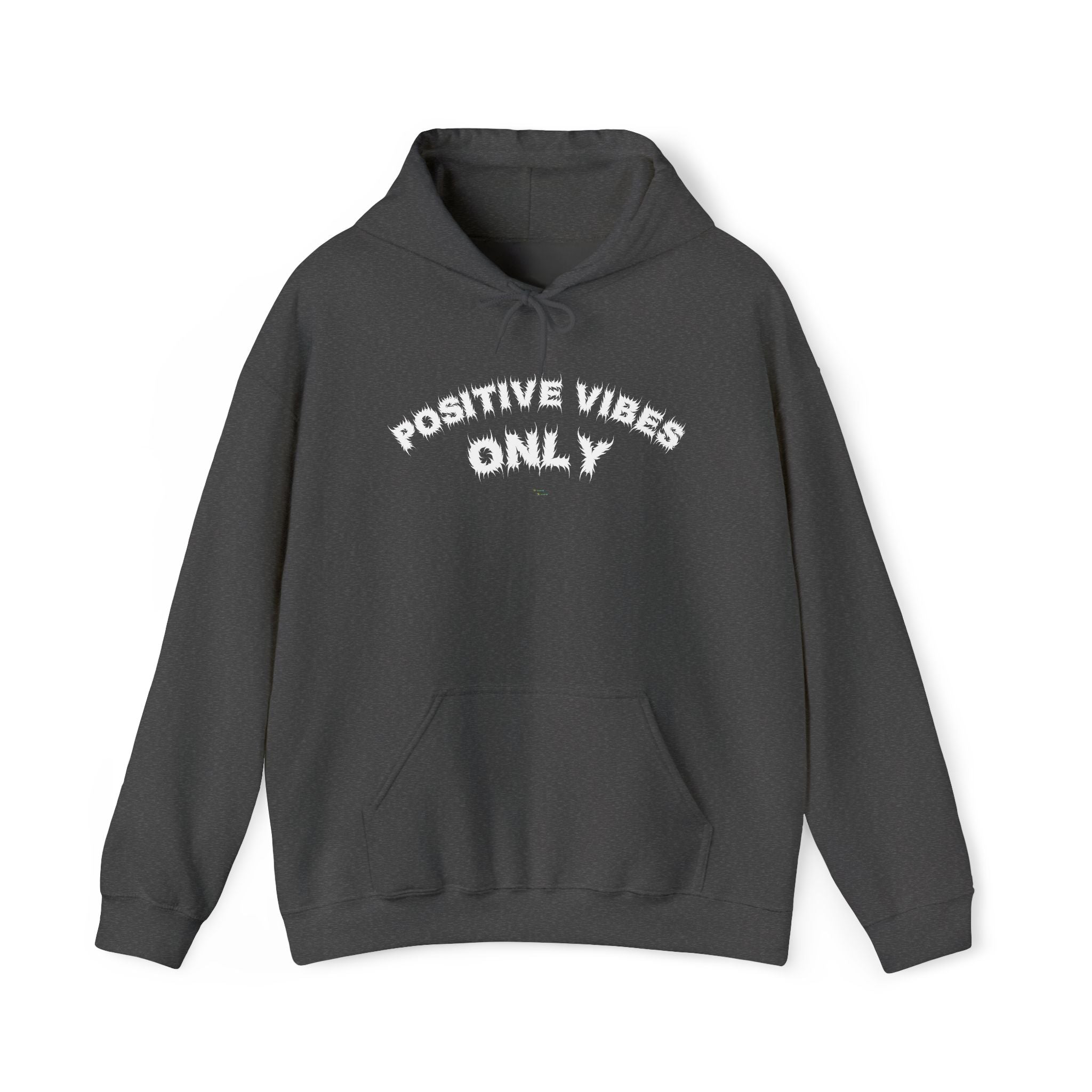 Bildsa Positive Vibes White Text Hoodie