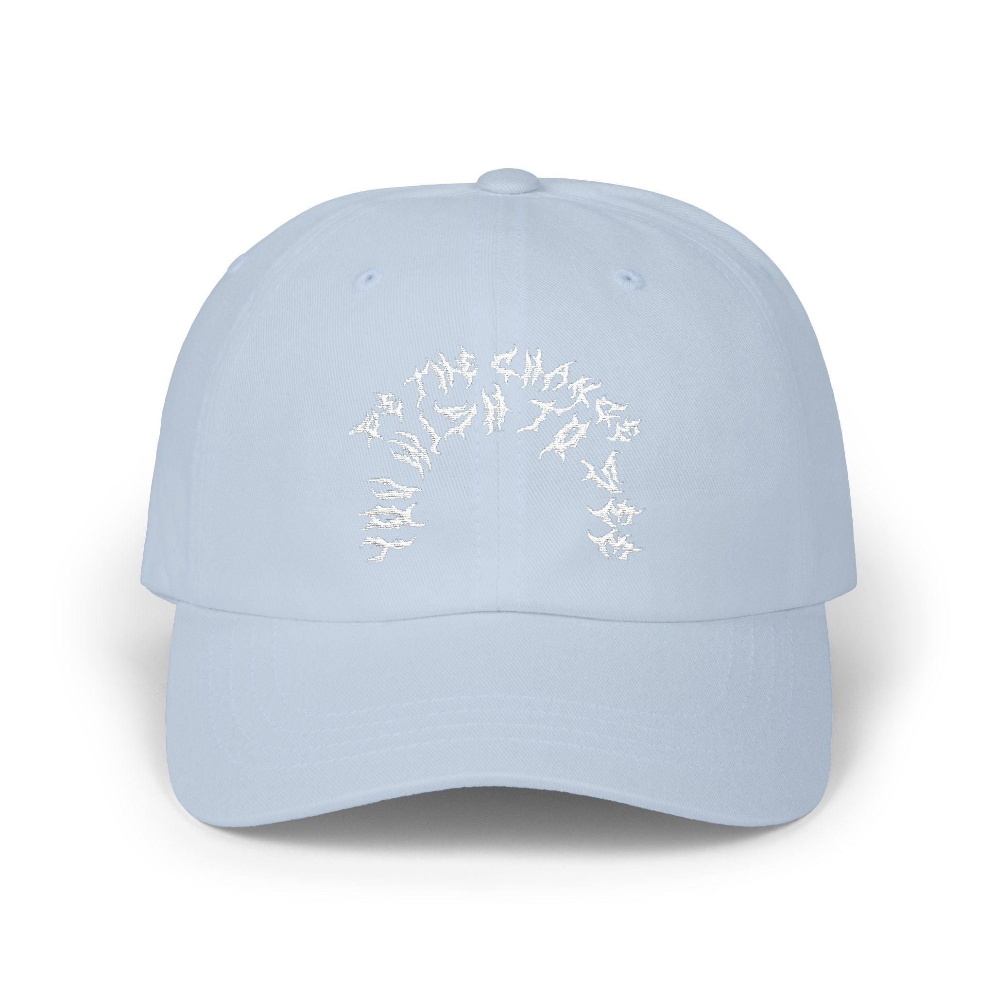 Lundr Be The Change White Text Dad Hat
