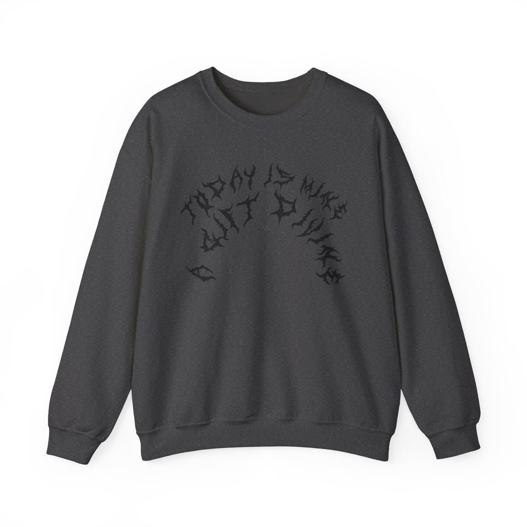 Lundr A Gift Divine Black Text Crewneck