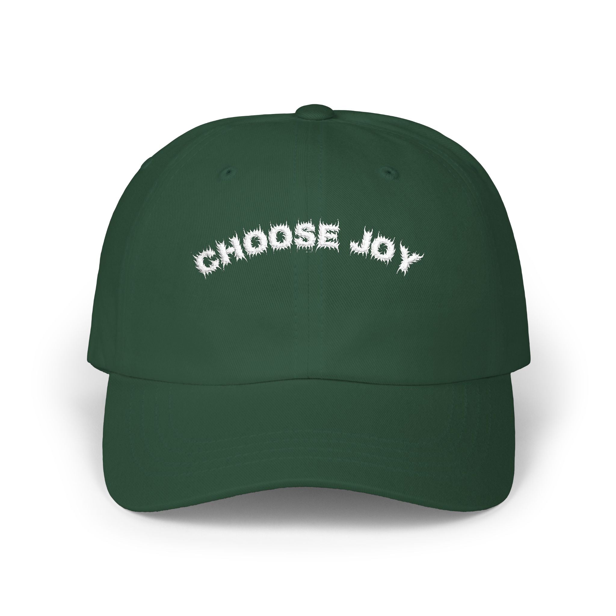 Bildsa Choose Joy White Text Dad Hat