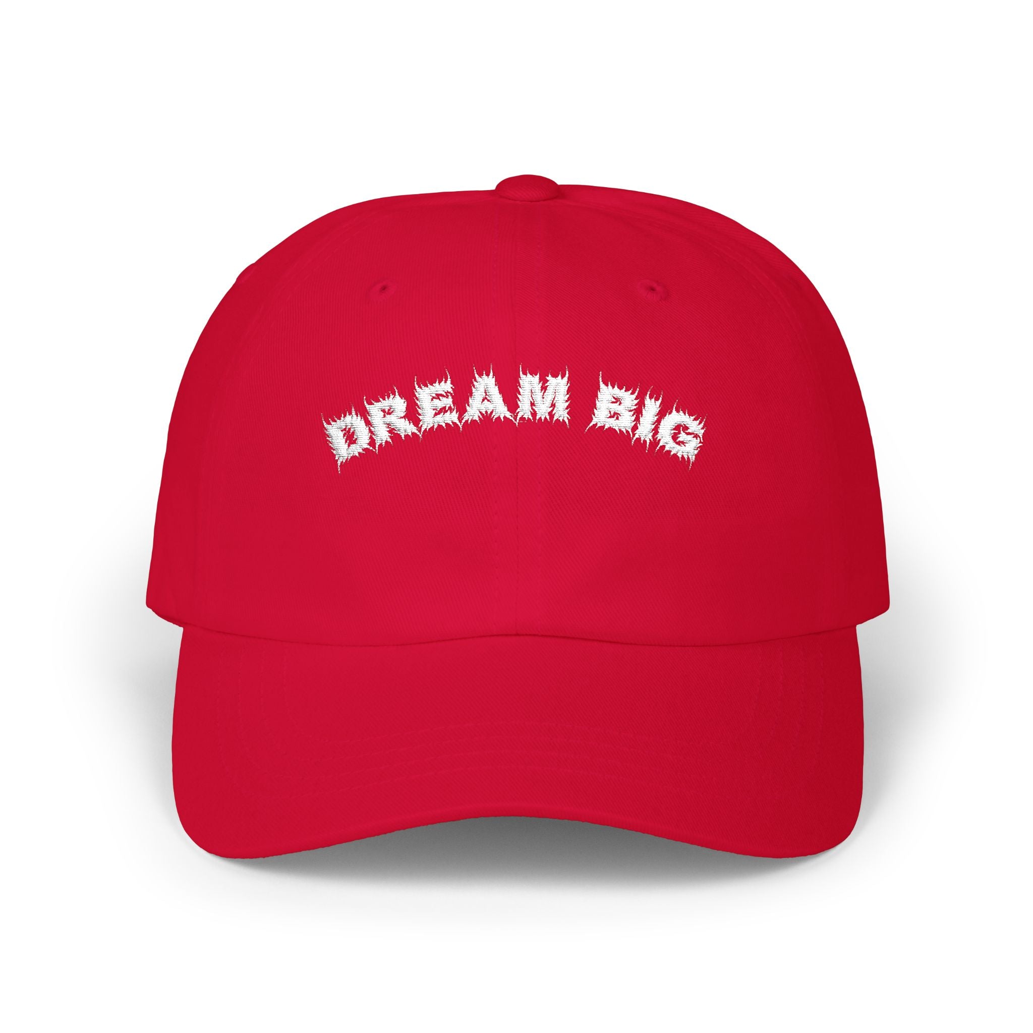 Bildsa Dream Big White Text Dad Hat