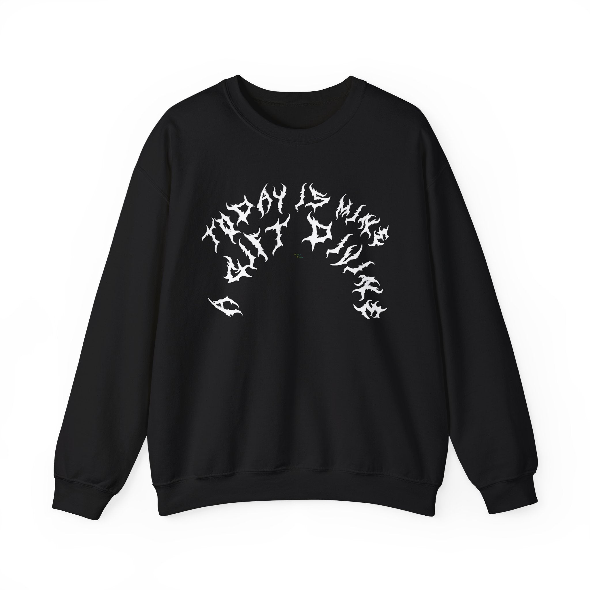 Lundr A Gift Divine White Text Crewneck