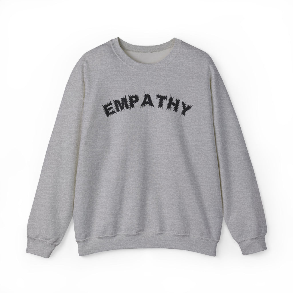 Bildsa Empathy Black Text Crewneck