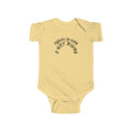 Lundr A Gift Divine Black Text Baby Onesie