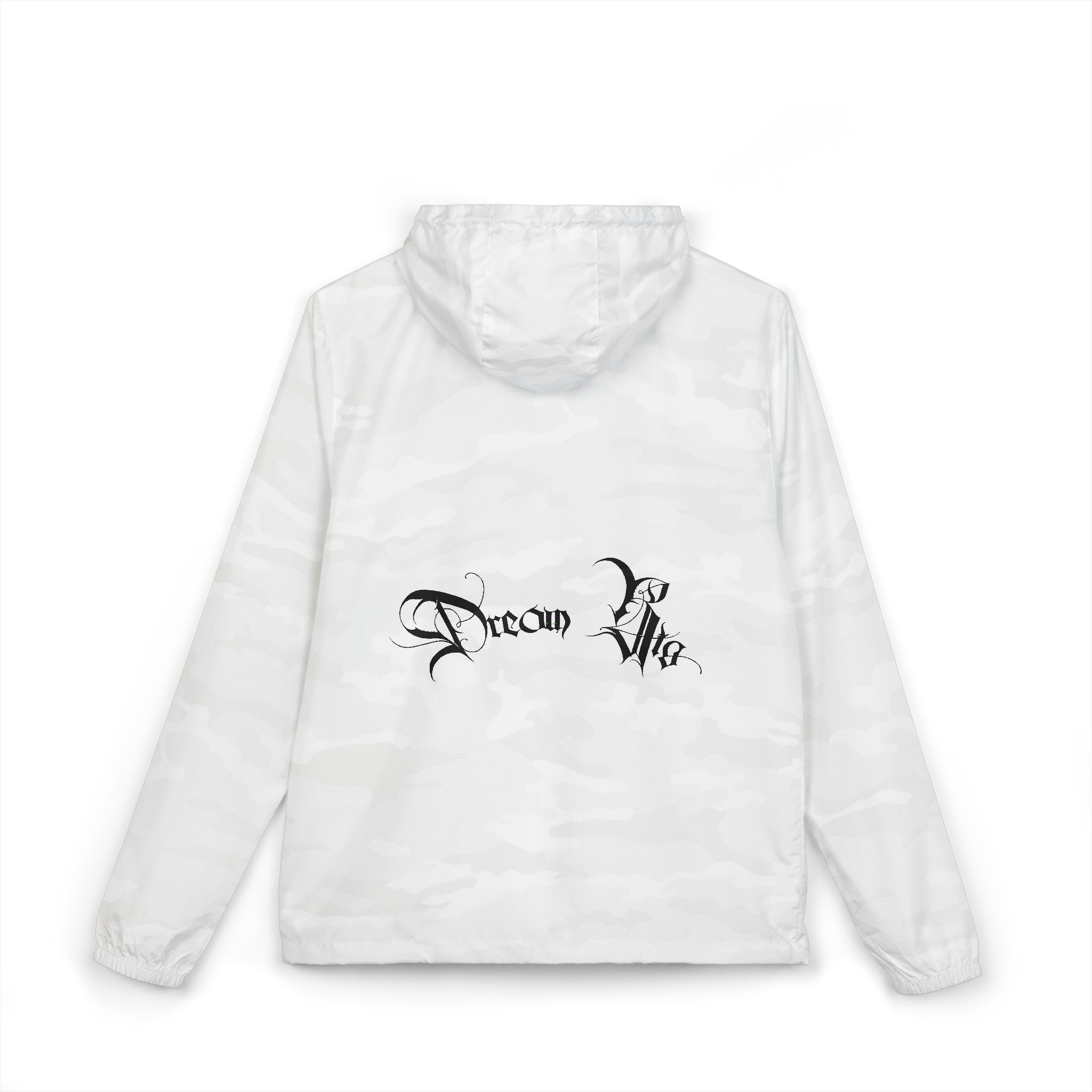 Ellioaey Dream Big Black Text Windbreaker