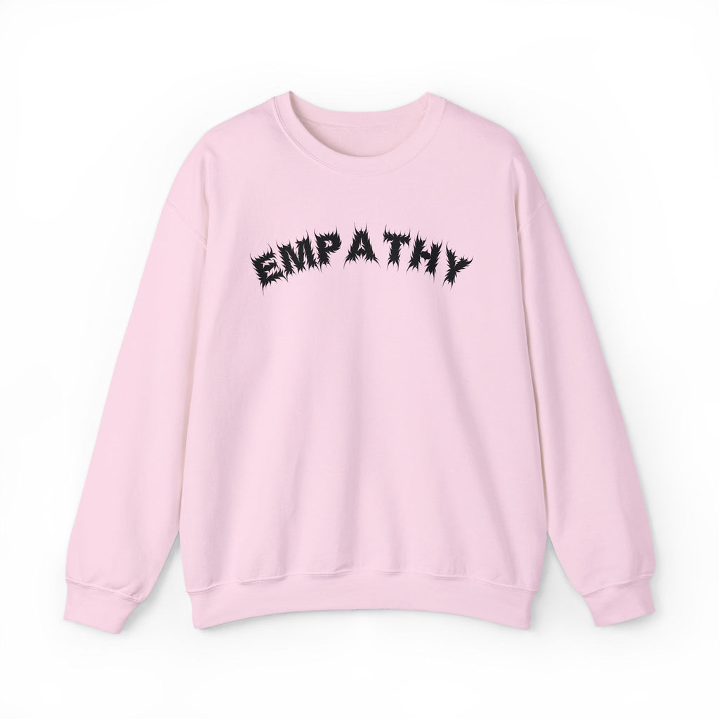 Bildsa Empathy Black Text Crewneck