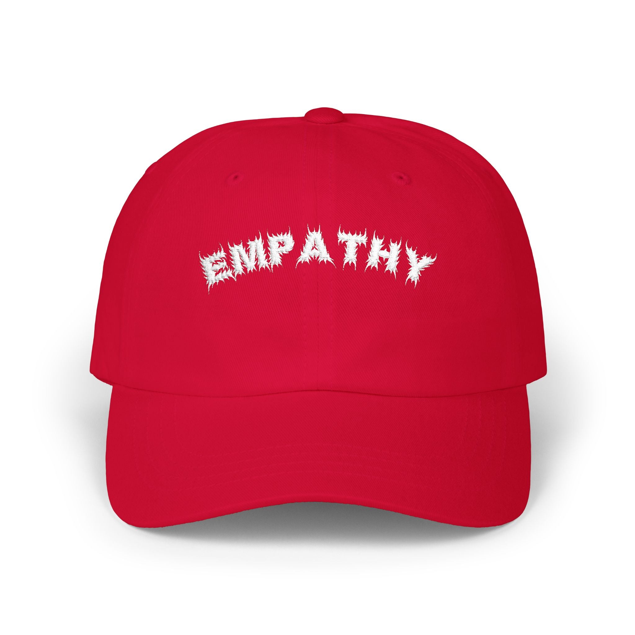 Bildsa Empathy White Text Dad Hat