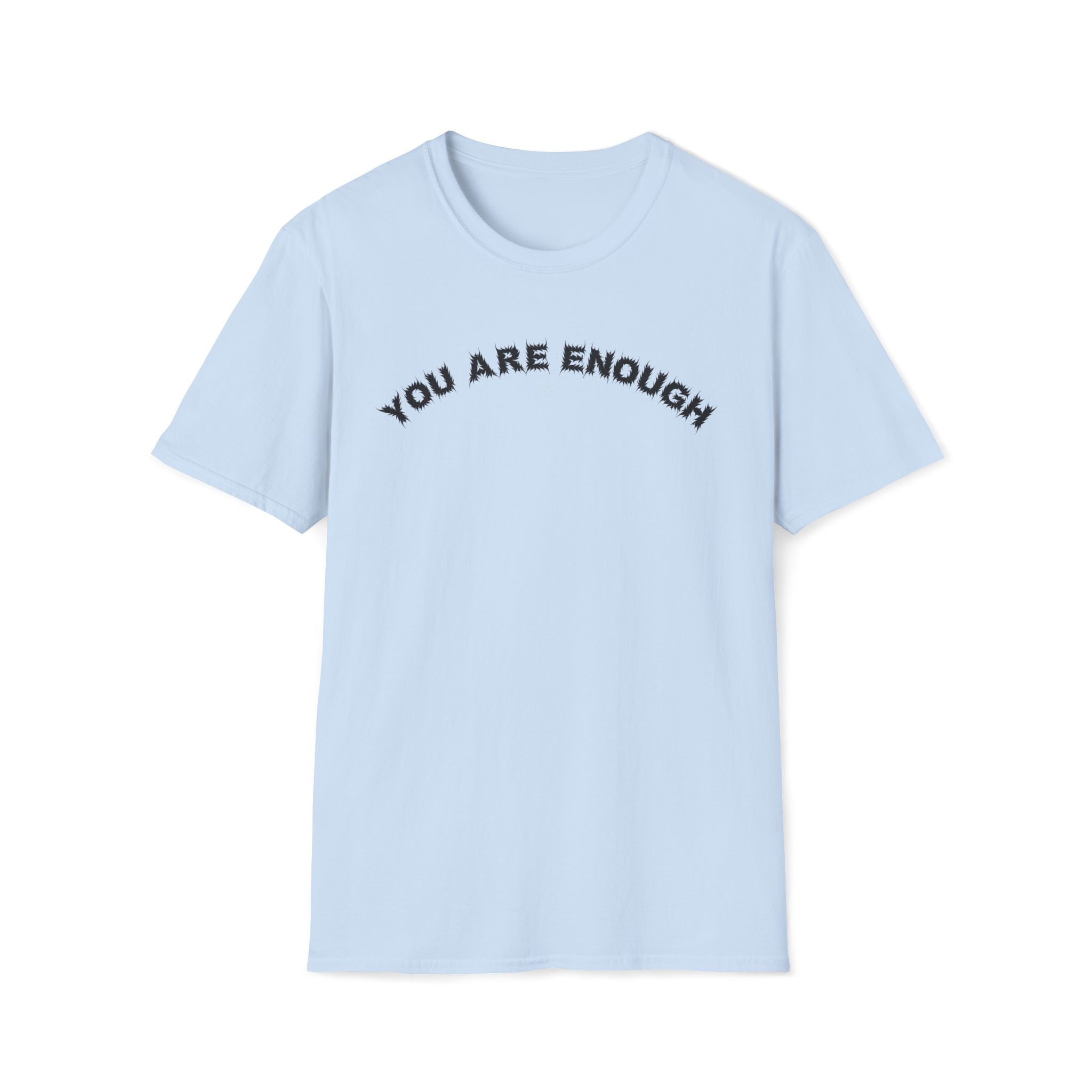 Bildsa You Are Enough Black Text Tee