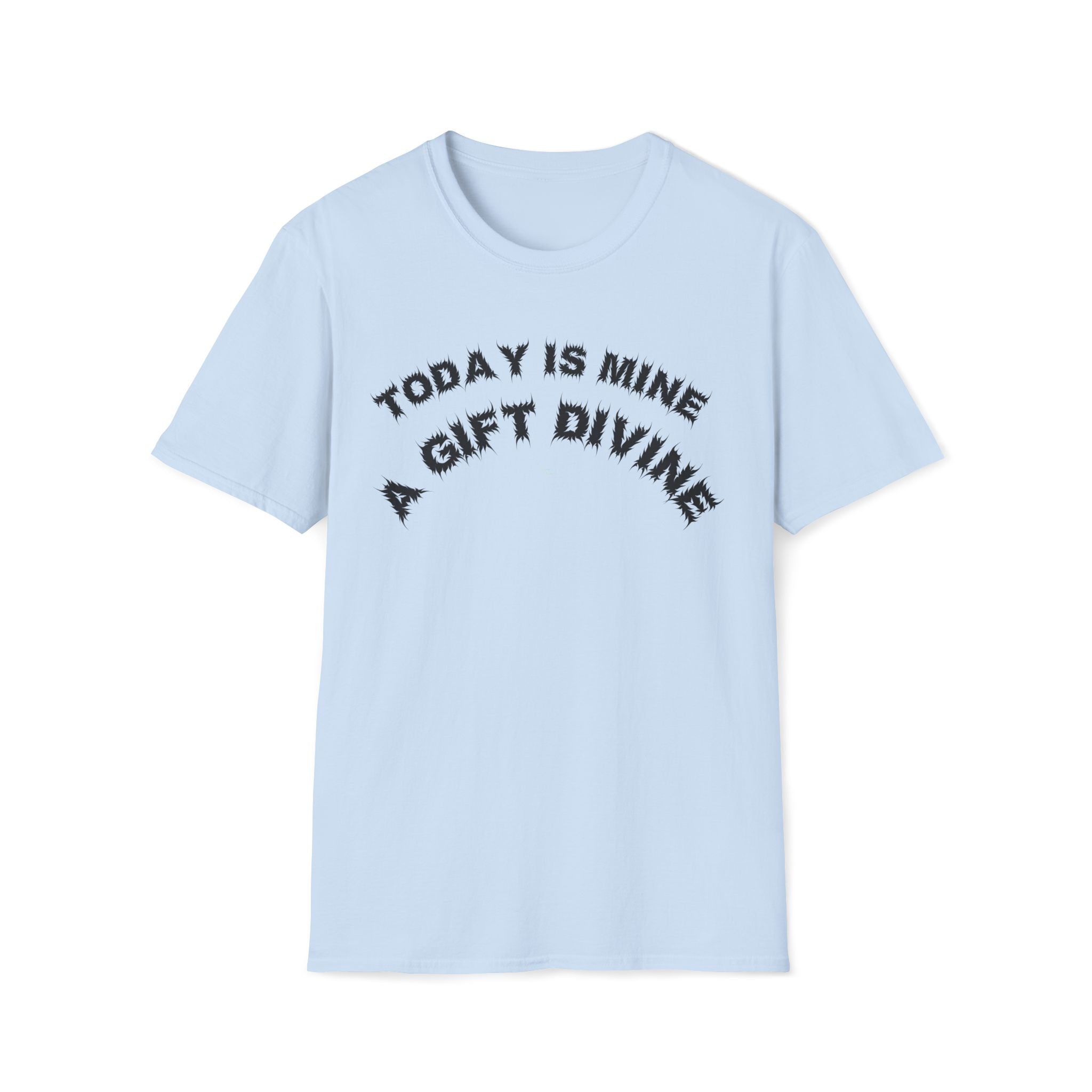 Bildsa A Gift Divine Black Text Tee