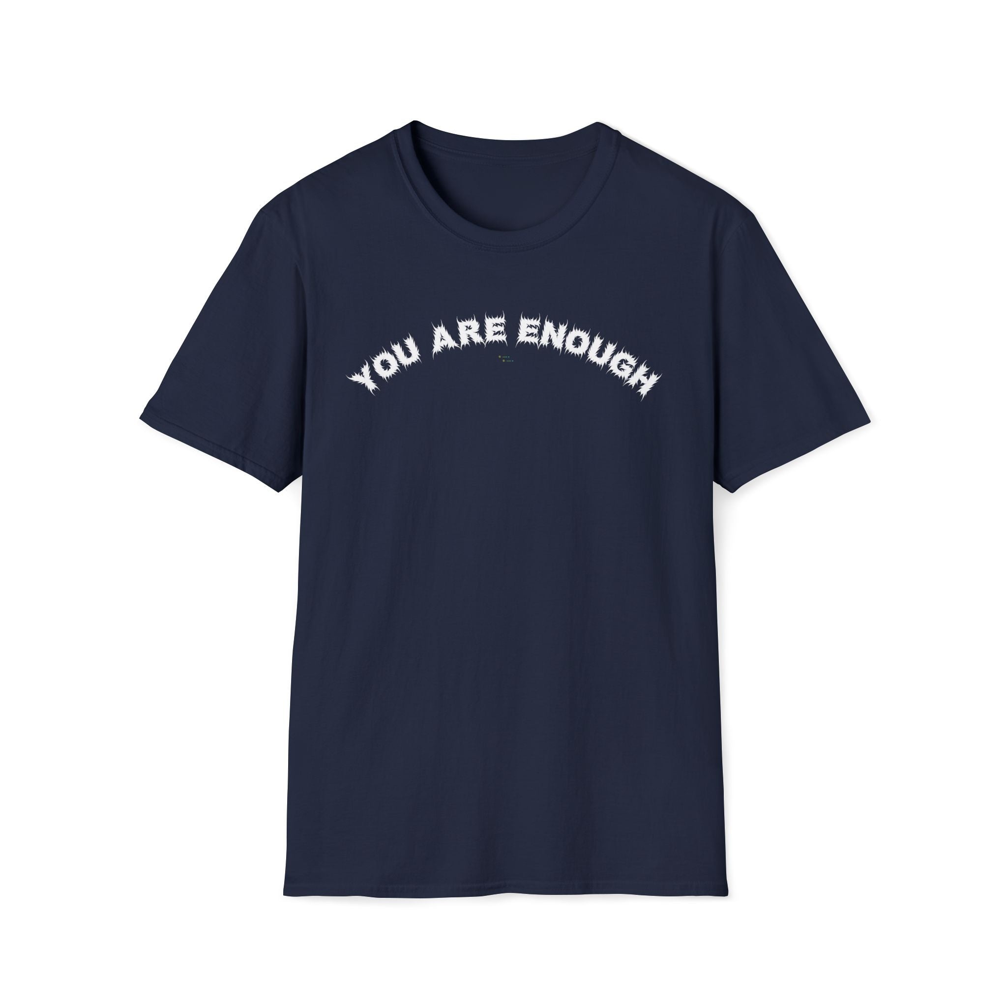Bildsa You Are Enough White Text Tee