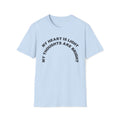 Bildsa My Heart Is Light Black Text Tee