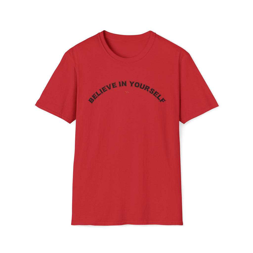 Bildsa Believe In Yourself Black Text Tee