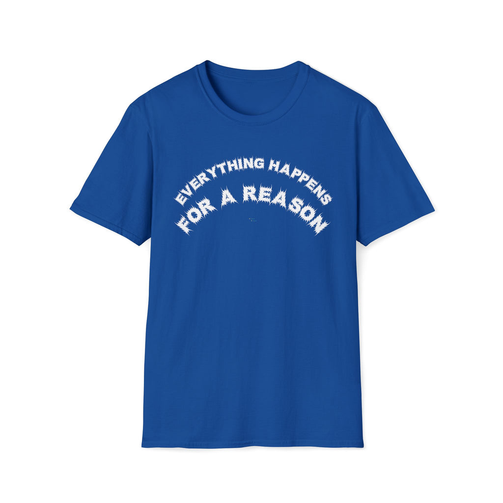 Bildsa Everything Happens White Text Tee