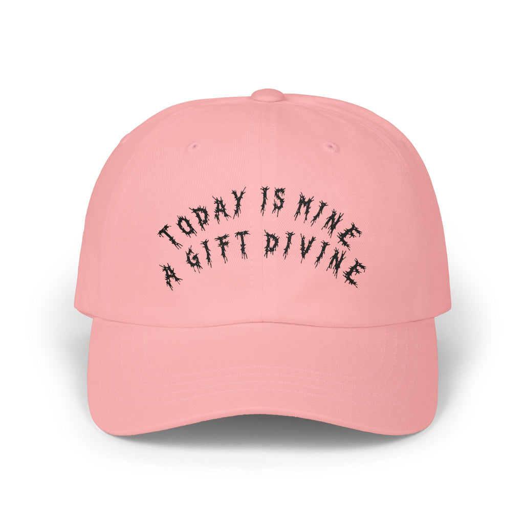 Hvita A Gift Divine Black Text Dad Hat