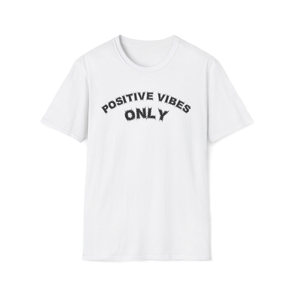 Bildsa Positive Vibes Black Text Tee