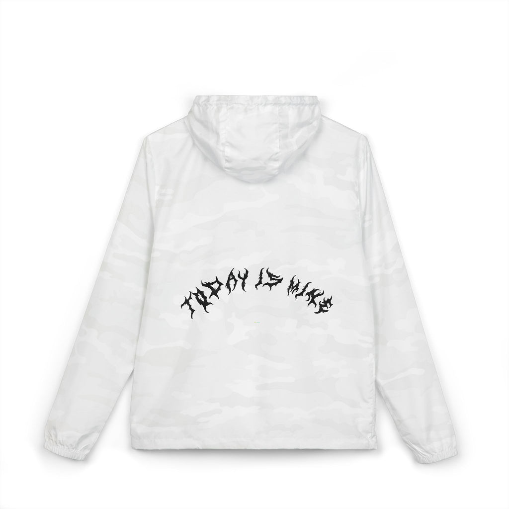 Lundr Today Is Mine Black Text Windbreaker
