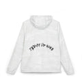 Lundr Today Is Mine Black Text Windbreaker