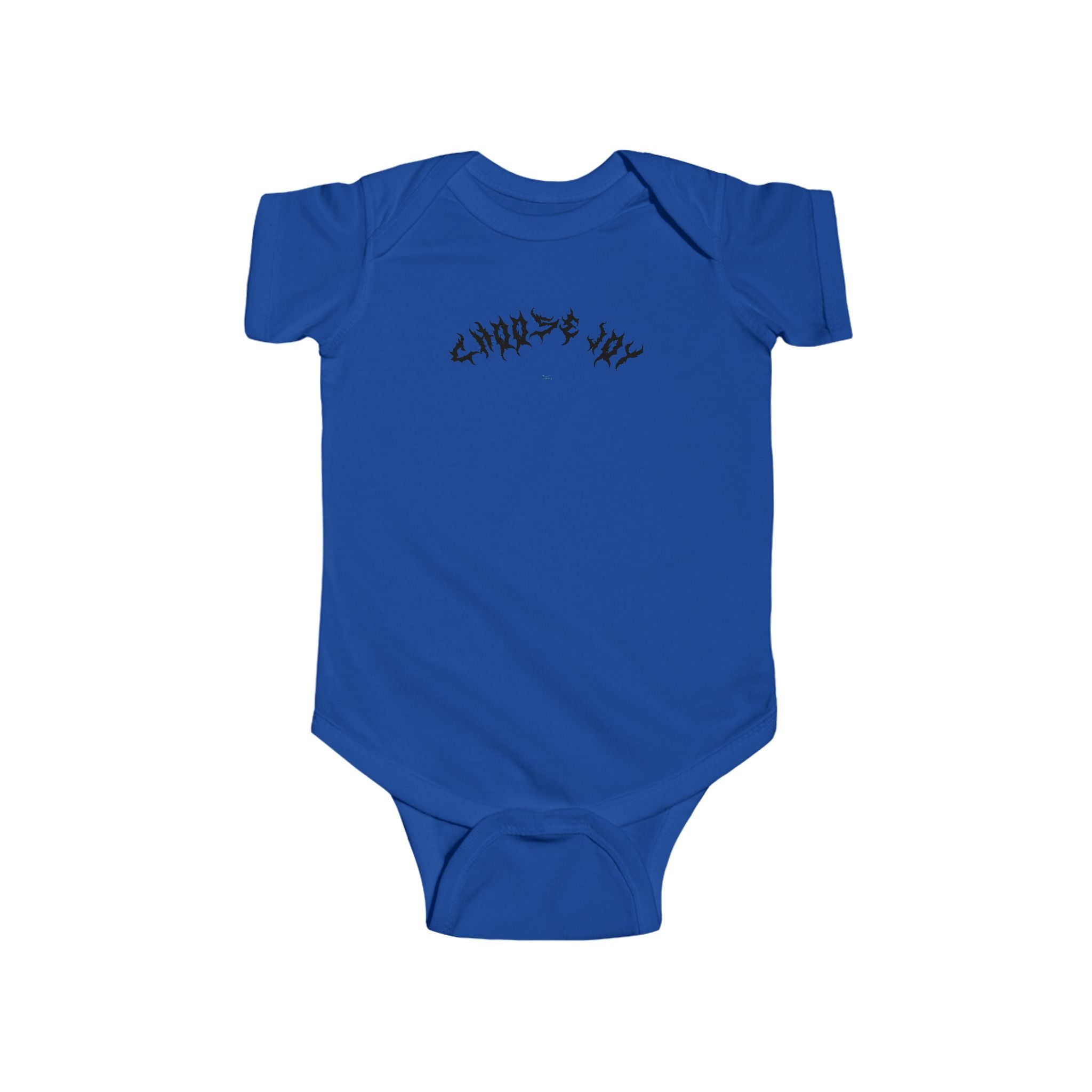 Lundr Choose Joy Black Text Baby Onesie