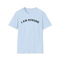 Bildsa I Am Strong Black Text Tee