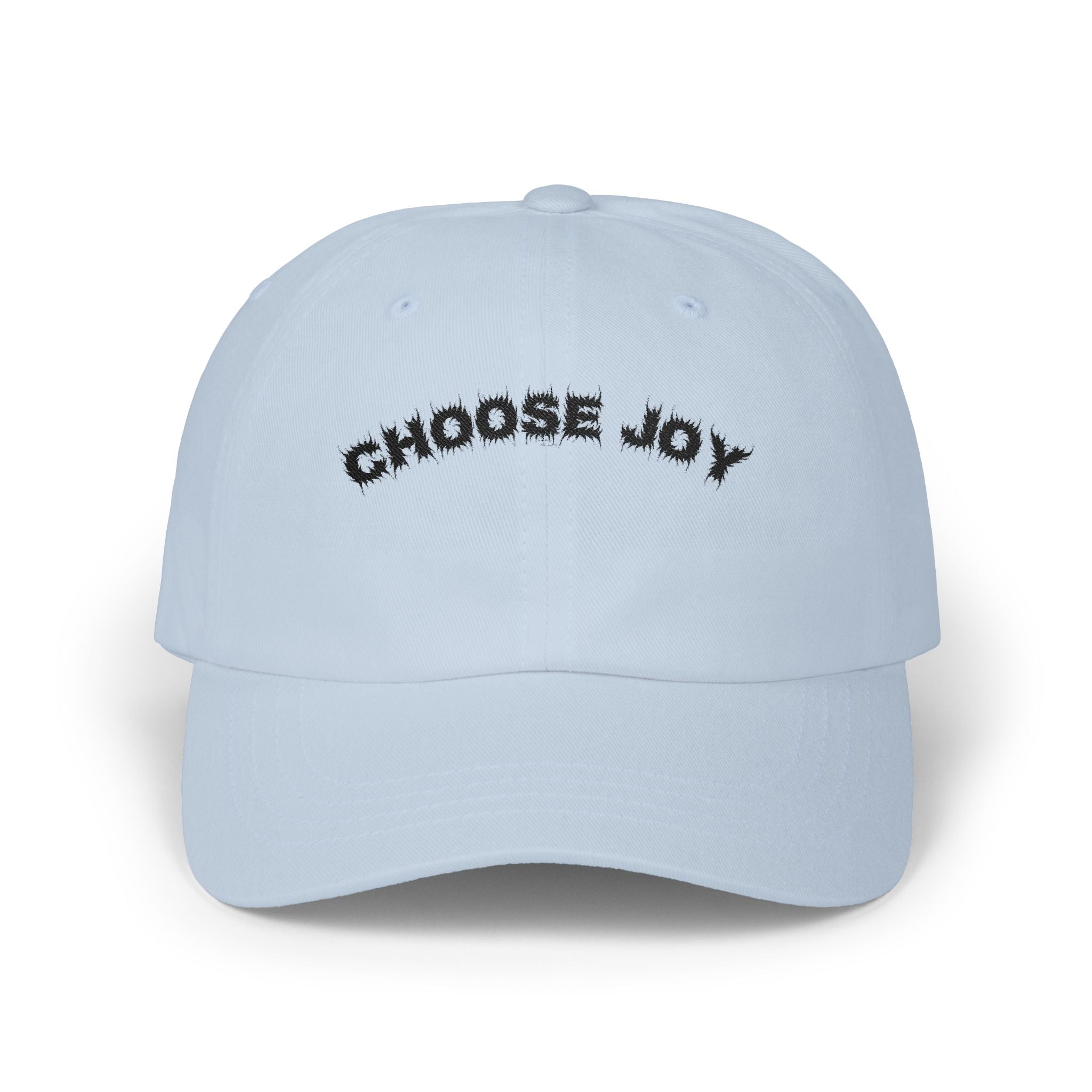 Bildsa Choose Joy Black Text Dad Hat