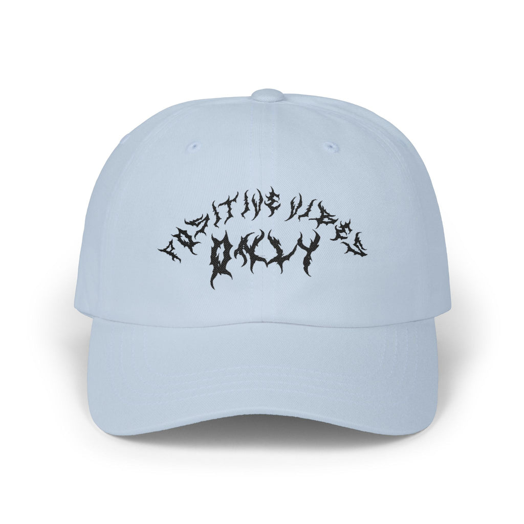 Lundr Positive Vibes Black Text Dad Hat