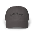 Hvita Choose Joy Black Text Dad Hat