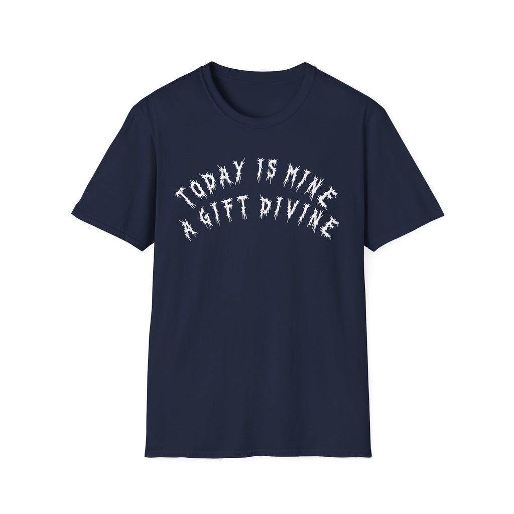 Hvita A Gift Divine White Text Tee
