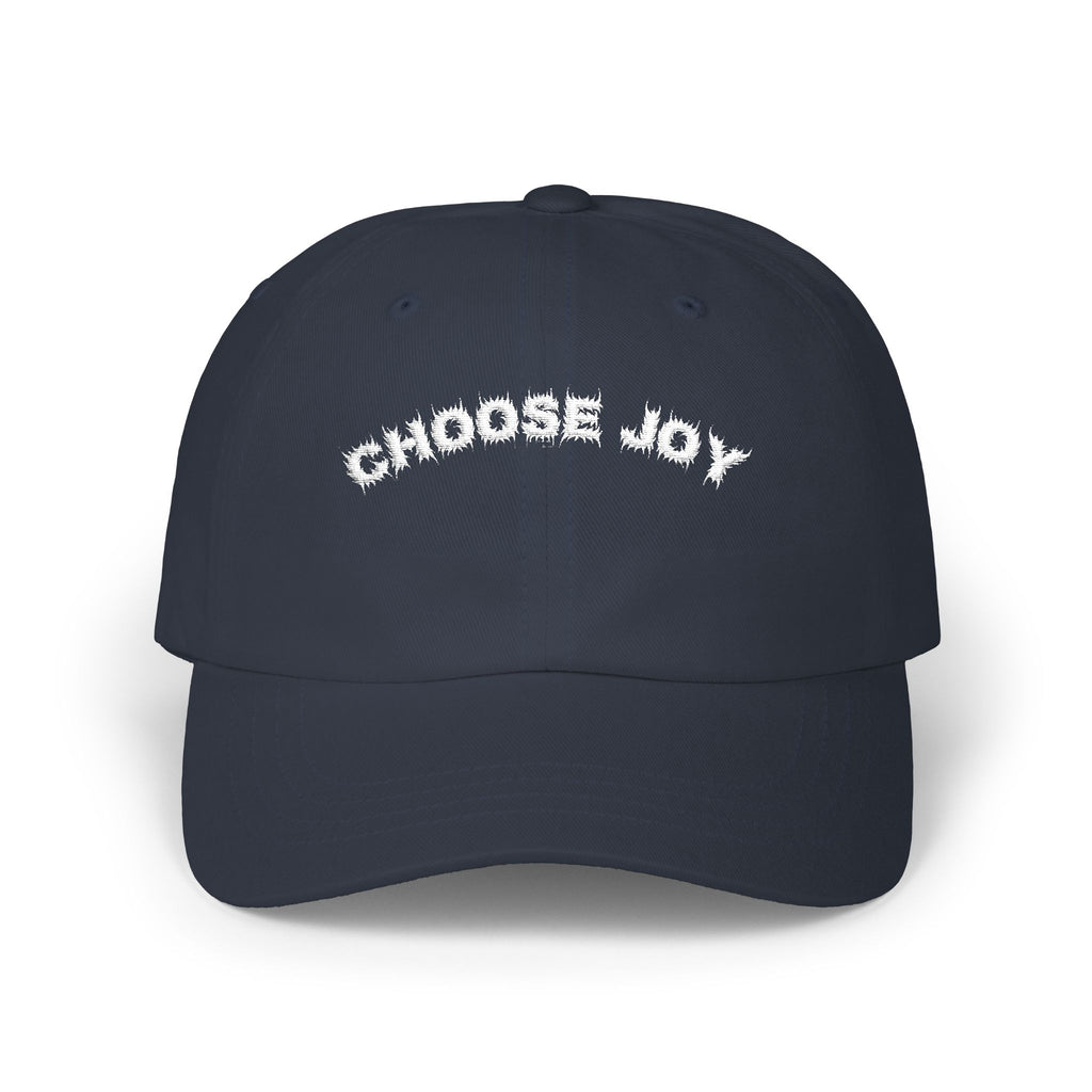 Bildsa Choose Joy White Text Dad Hat