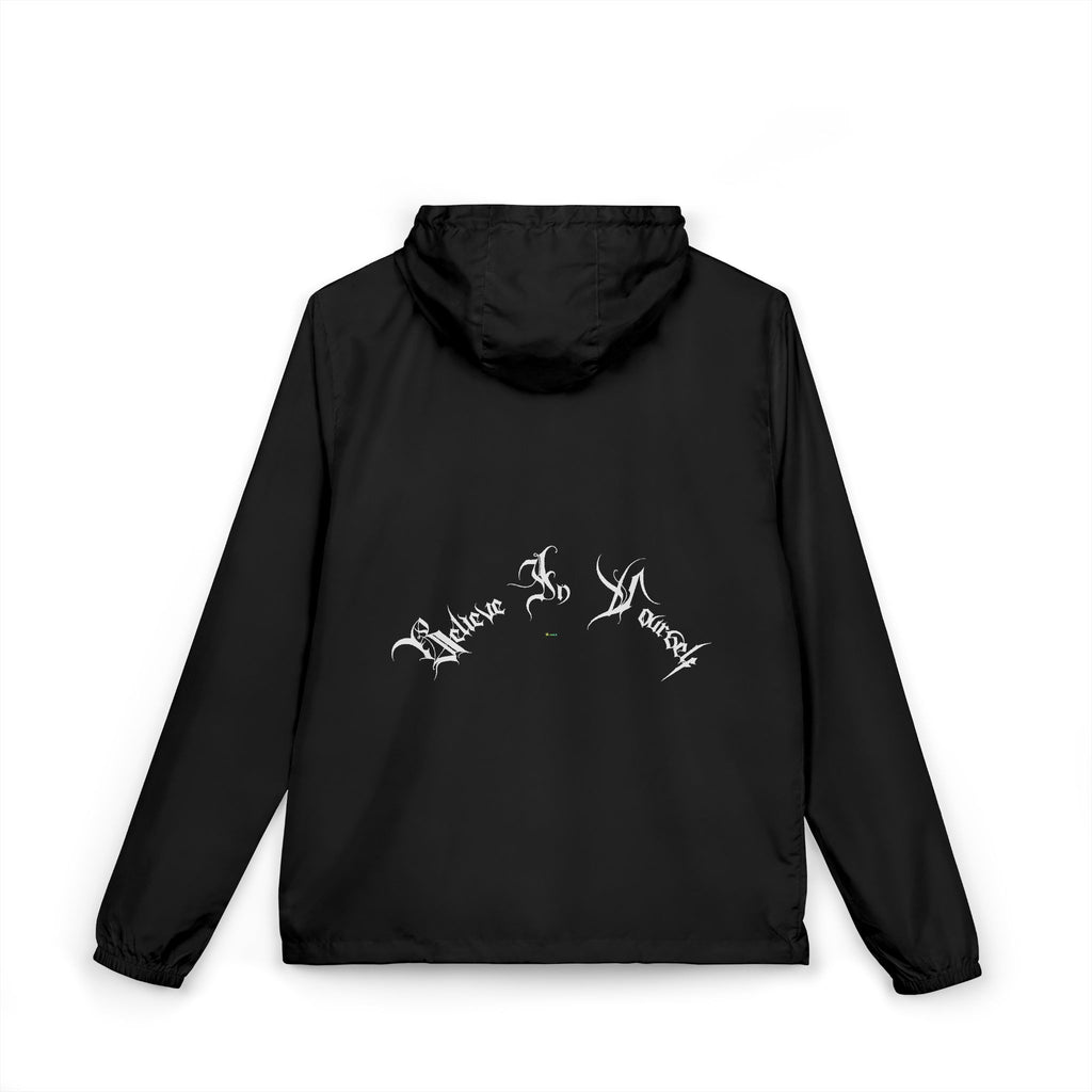Ellioaey Believe In Yourself White Text Windbreaker