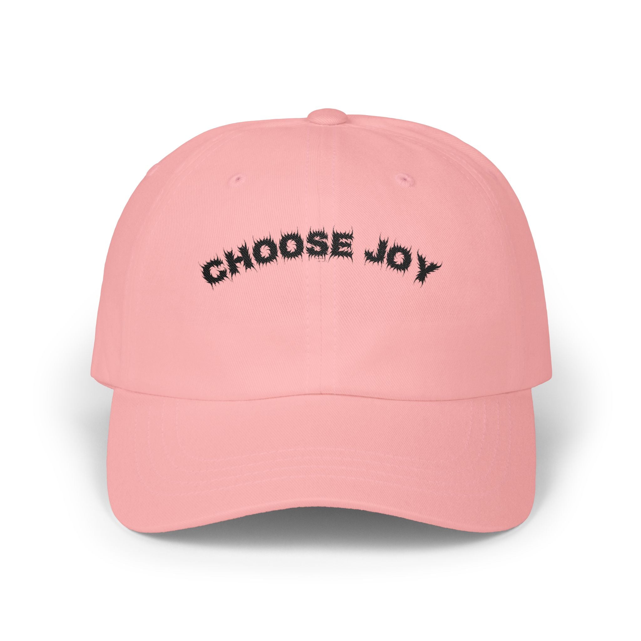 Bildsa Choose Joy Black Text Dad Hat