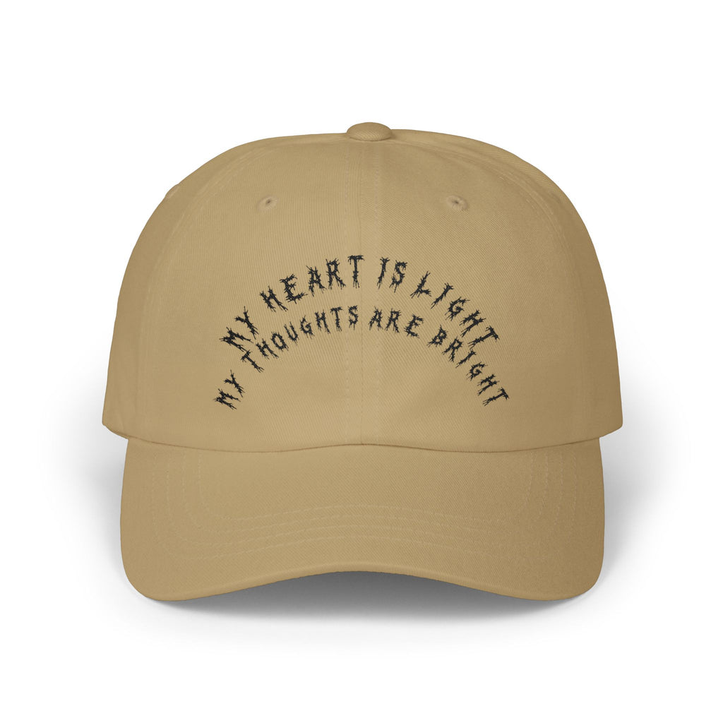 Hvita My Heart Is Light Black Text Dad Hat