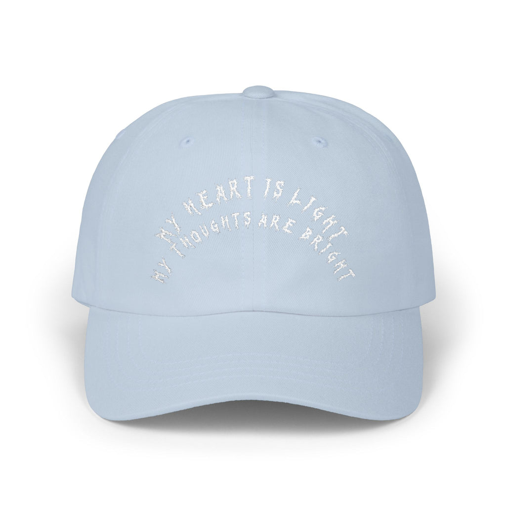 Hvita My Heart Is Light White Text Dad Hat