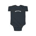 Bildsa Dream Big White Text Baby Onesie