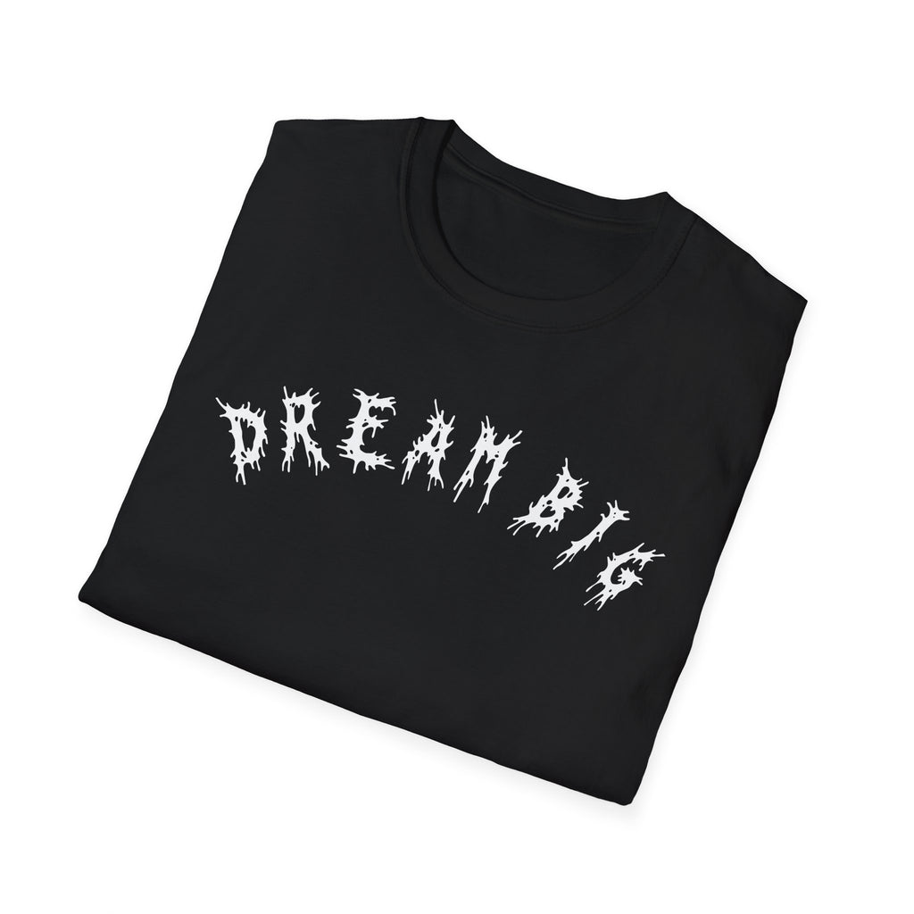 Hvita Dream Big White Text Tee