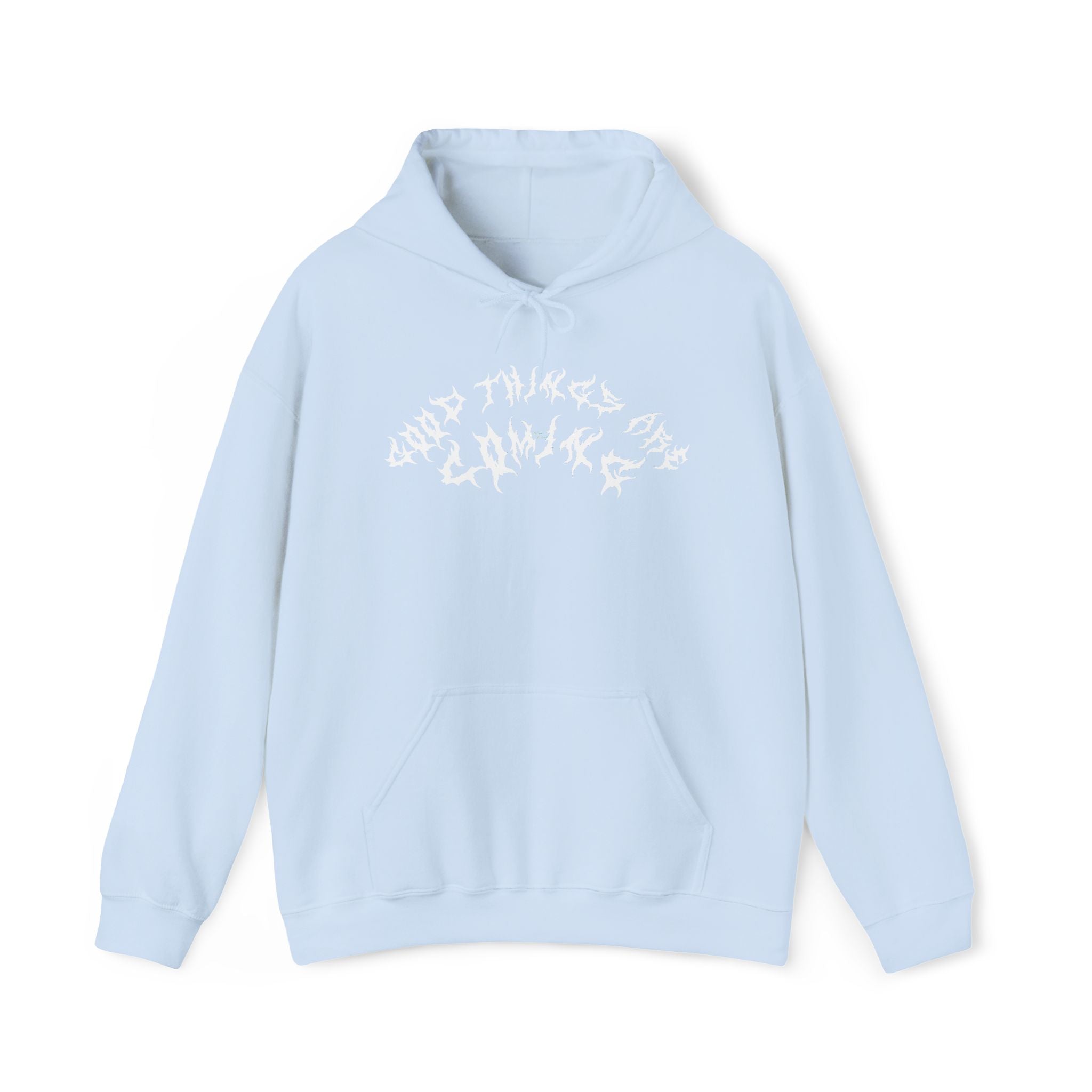 Lundr Good Things Are Coming White Text Hoodie