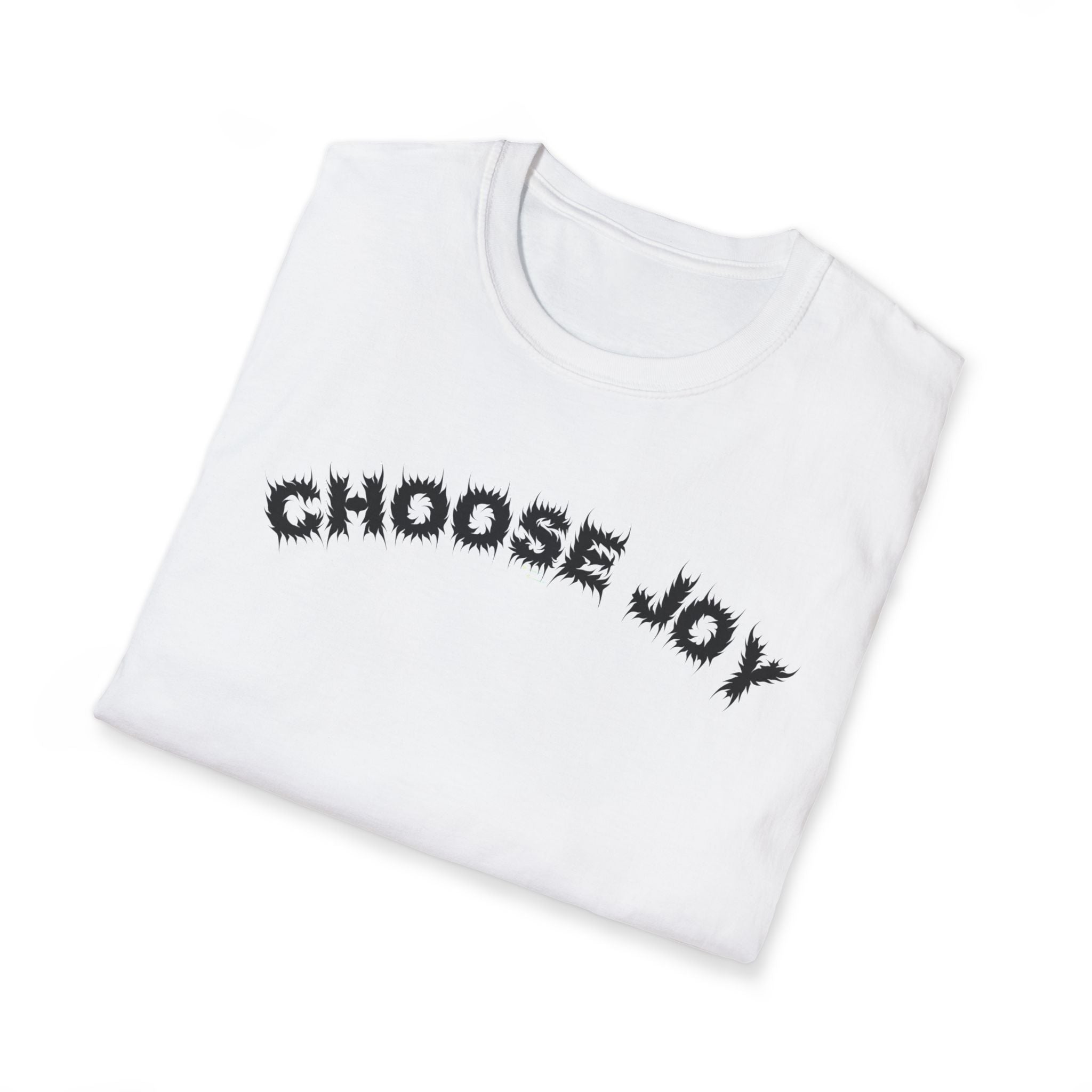 Bildsa Choose Joy Black Text Tee