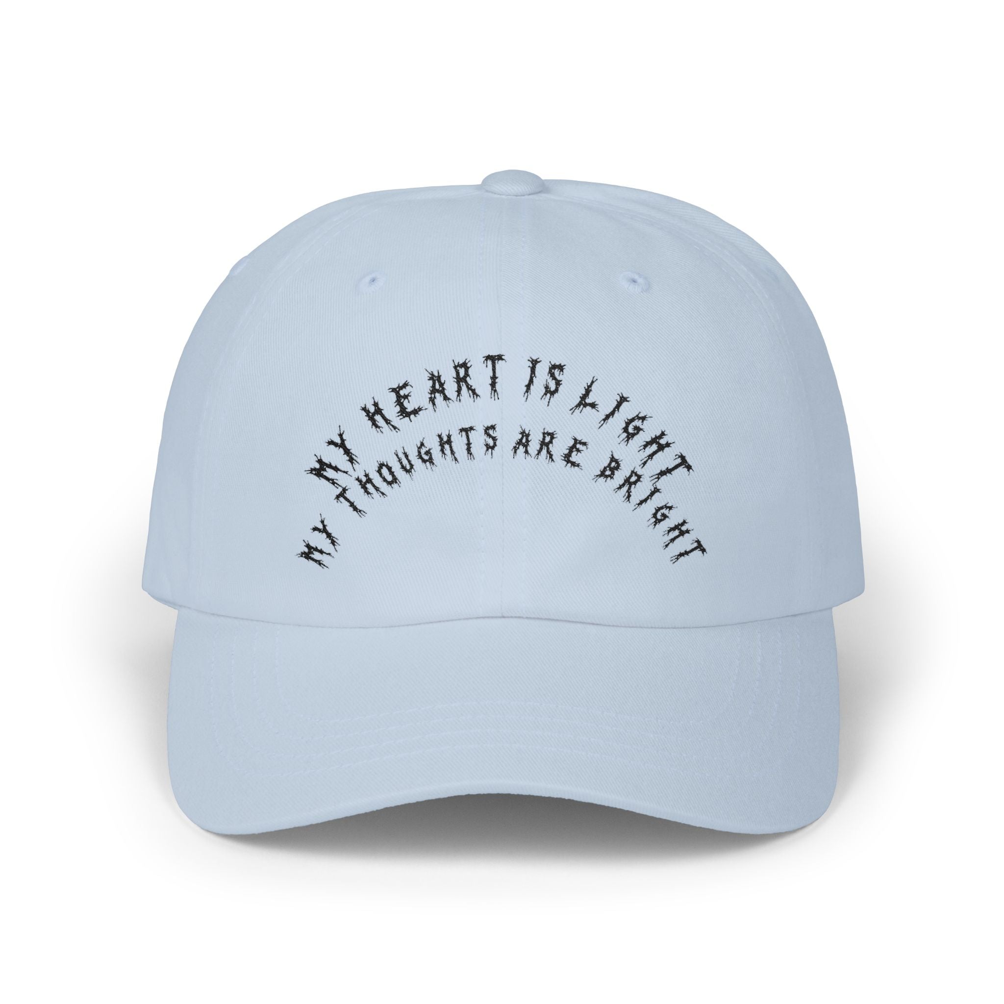 Hvita My Heart Is Light Black Text Dad Hat
