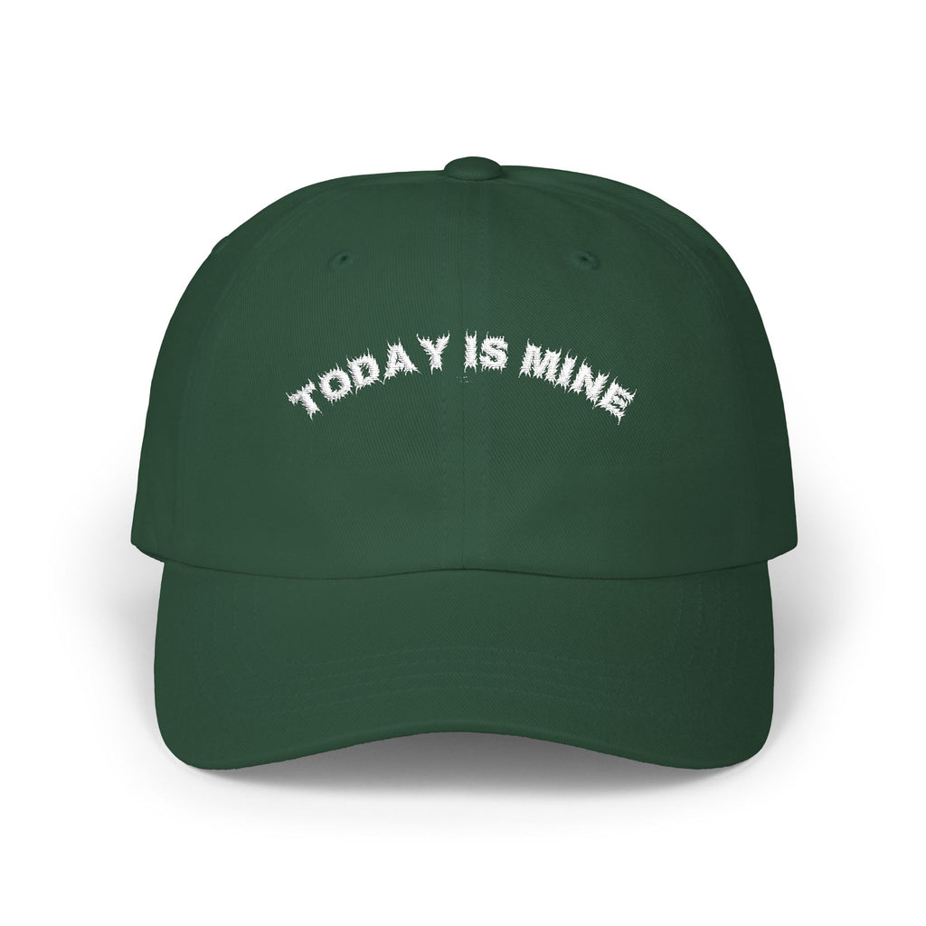 Bildsa Today Is Mine White Text Dad Hat