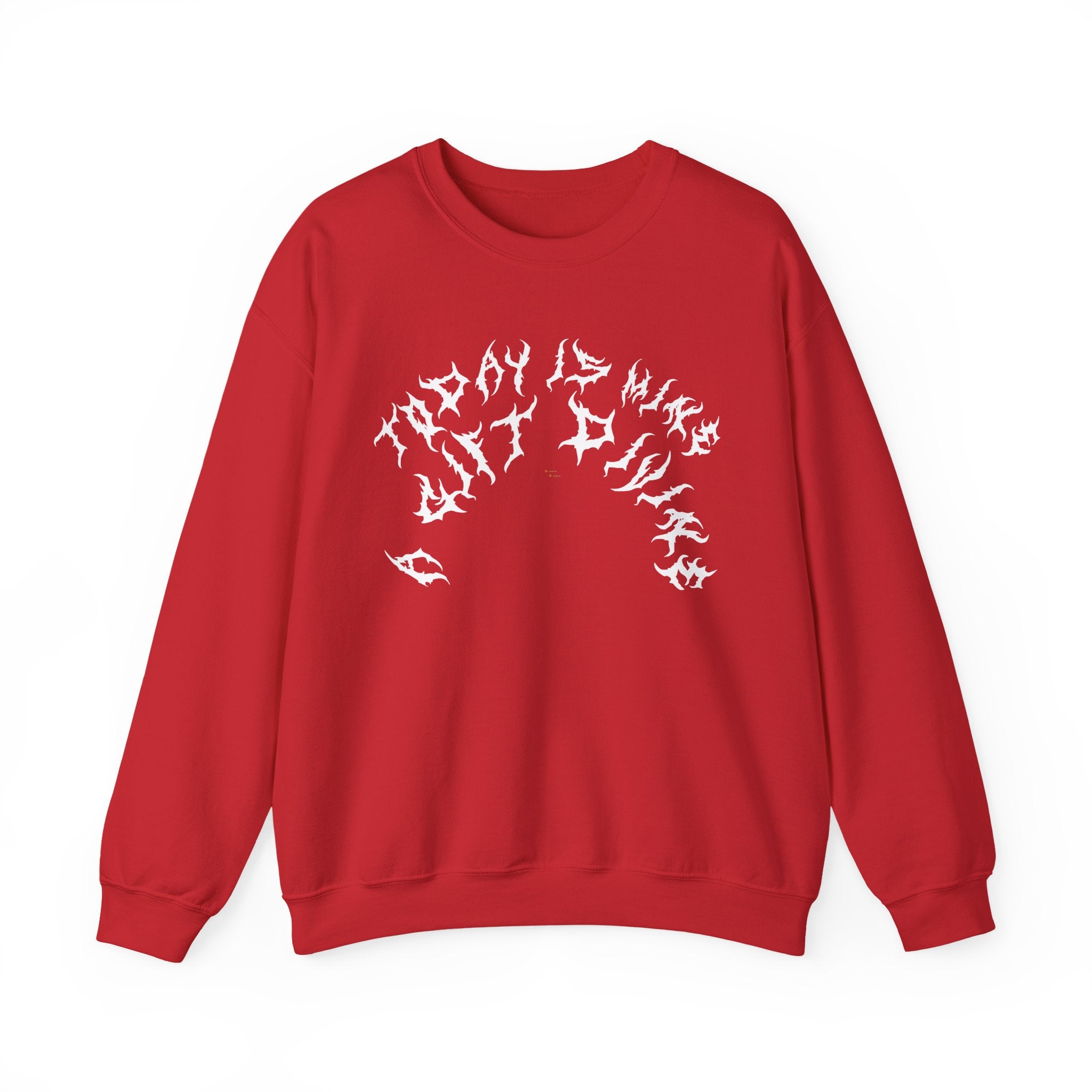 Lundr A Gift Divine White Text Crewneck