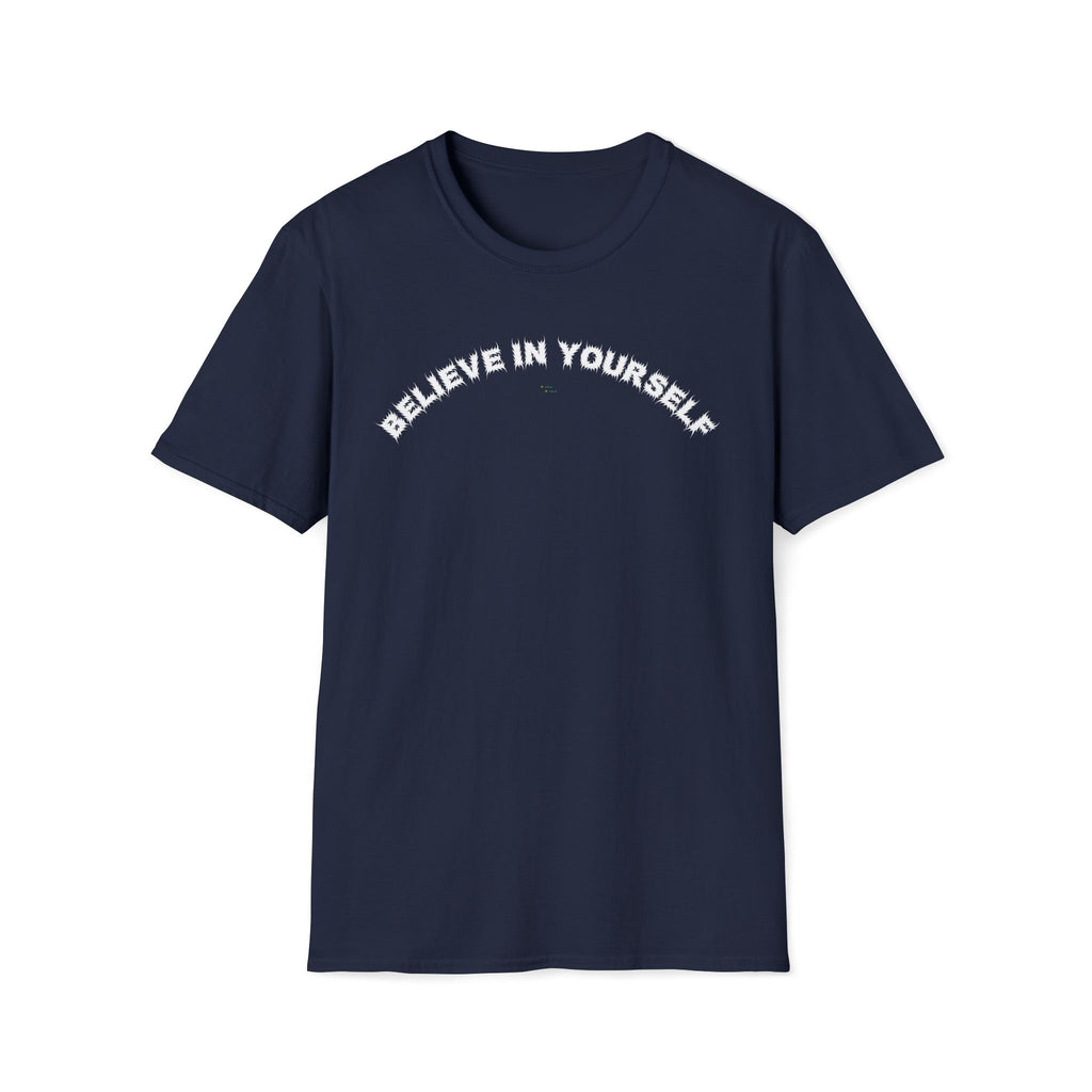 Bildsa Believe In Yourself White Text Tee