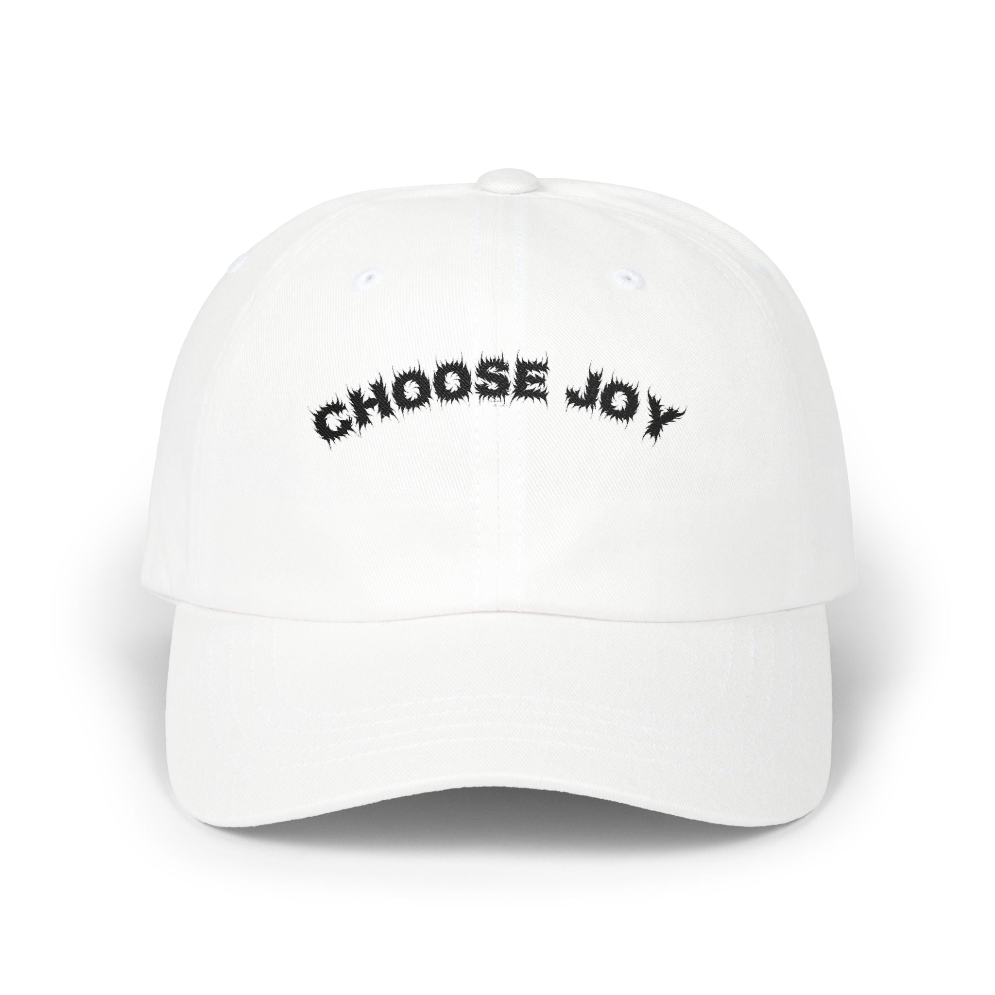 Bildsa Choose Joy Black Text Dad Hat
