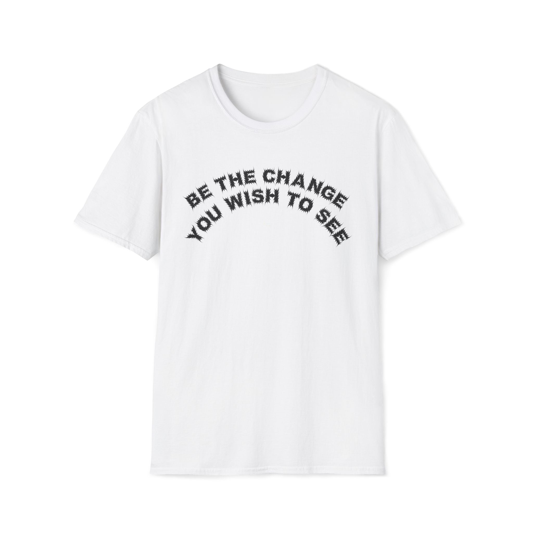 Bildsa Be The Change Black Text Tee