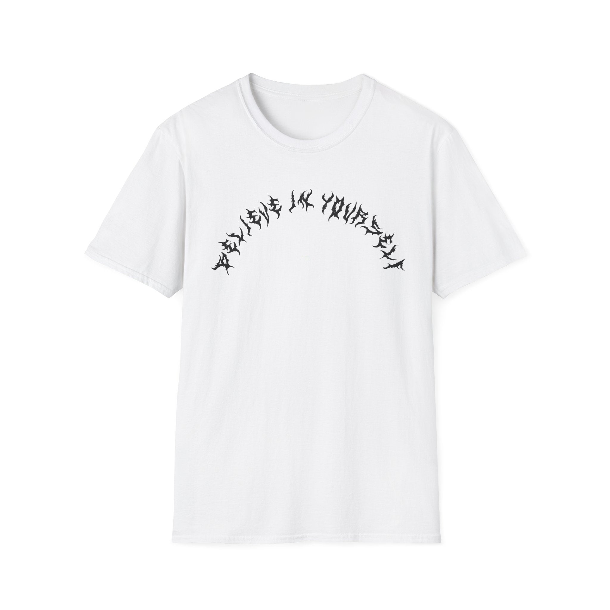 Lundr Believe In Yourself Black Text Tee