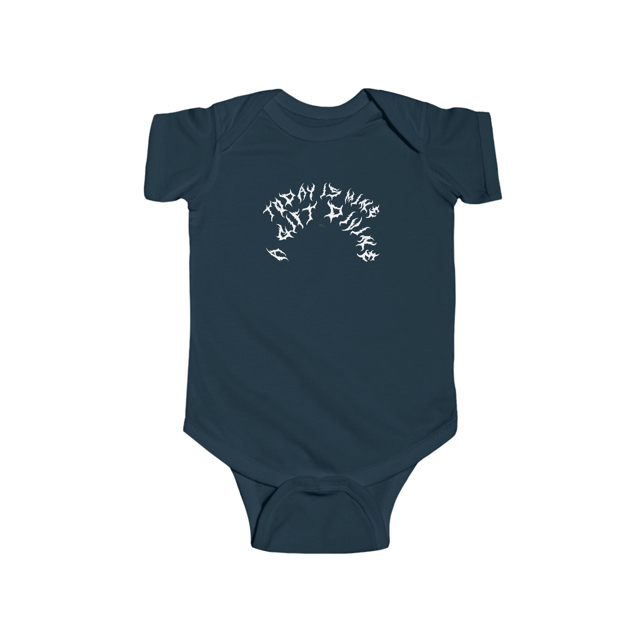 Lundr A Gift Divine White Text Baby Onesie
