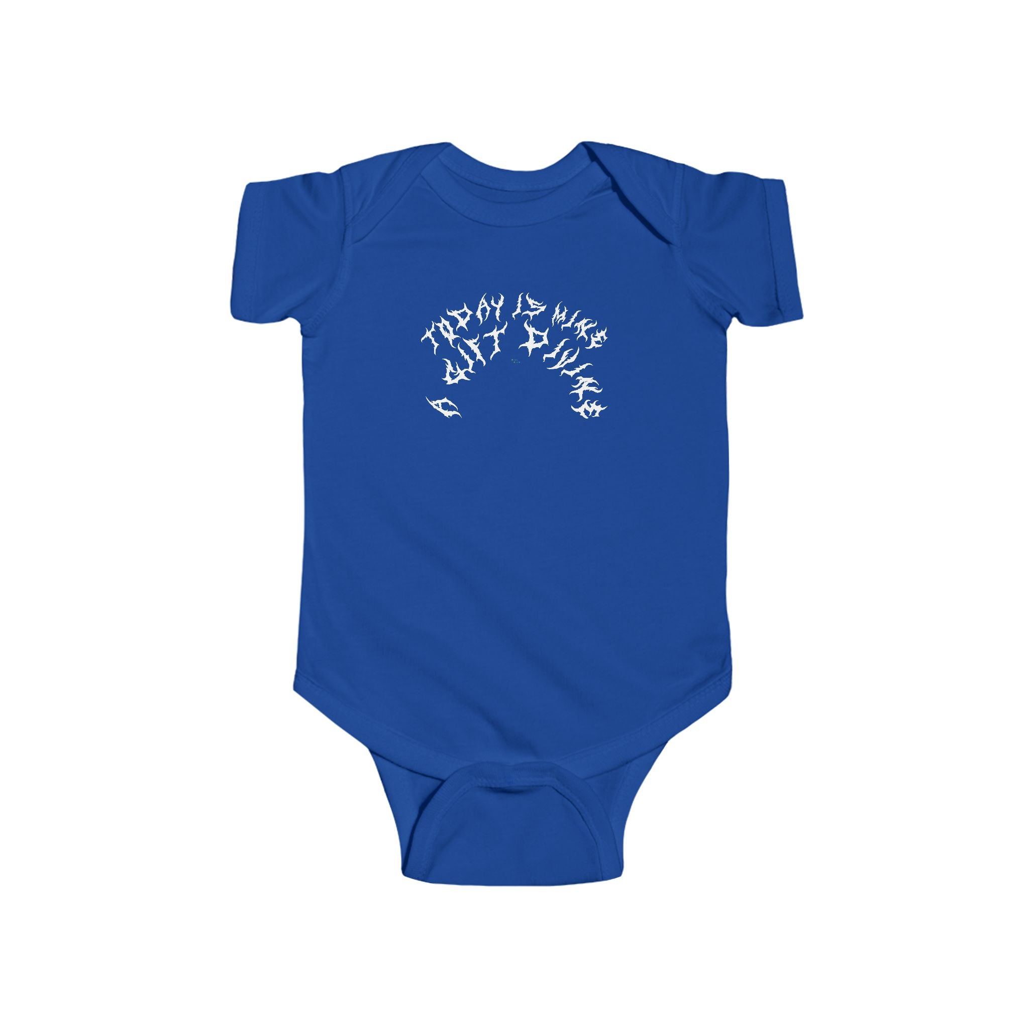 Lundr A Gift Divine White Text Baby Onesie