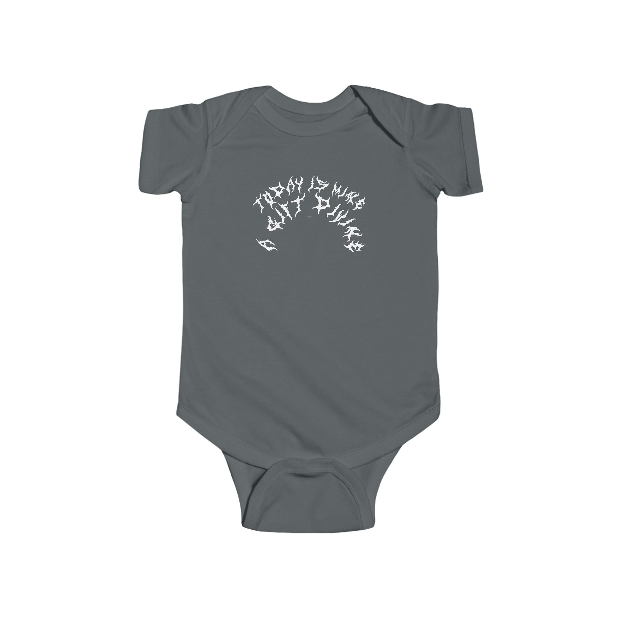 Lundr A Gift Divine White Text Baby Onesie
