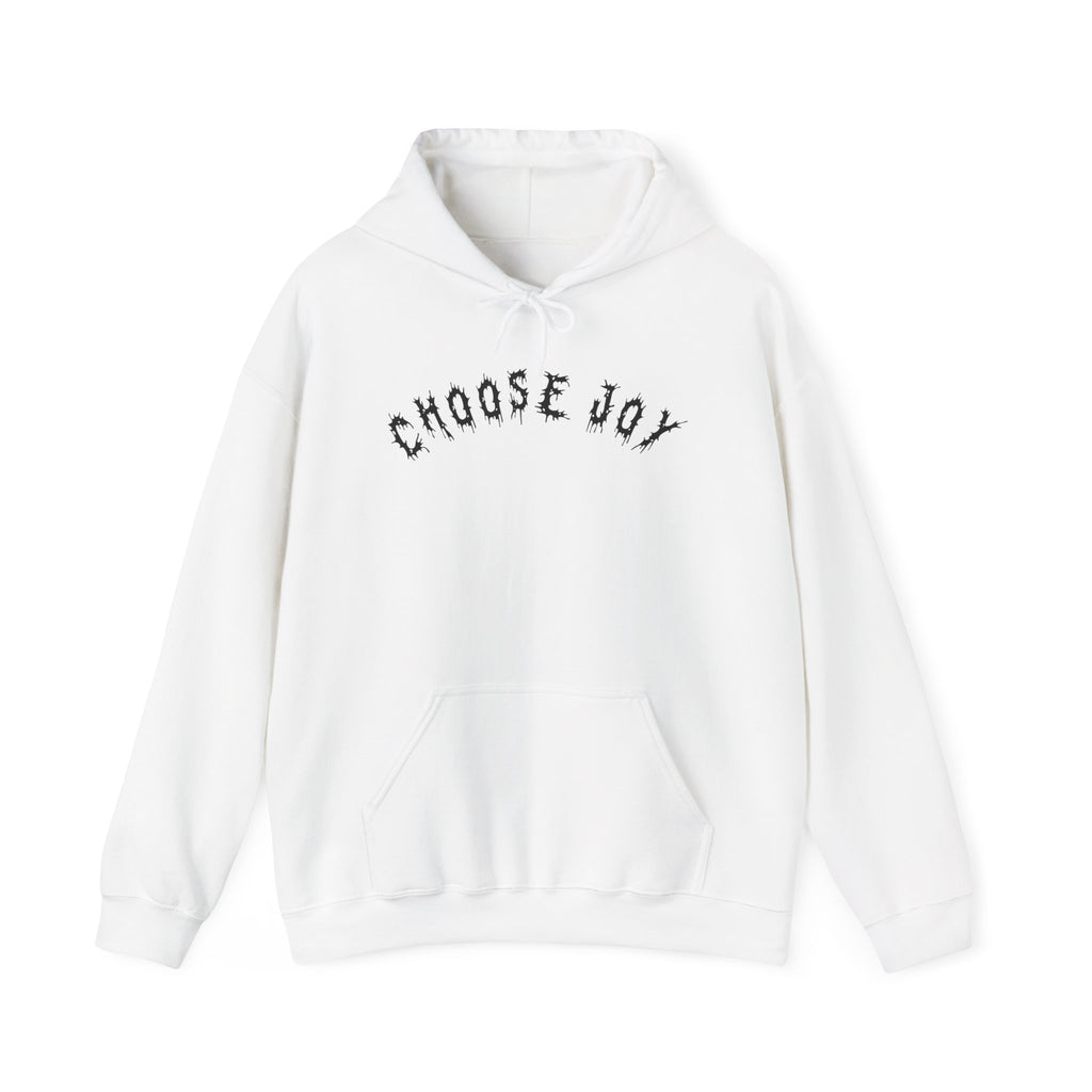 Hvita Choose Joy Black Text Hoodie